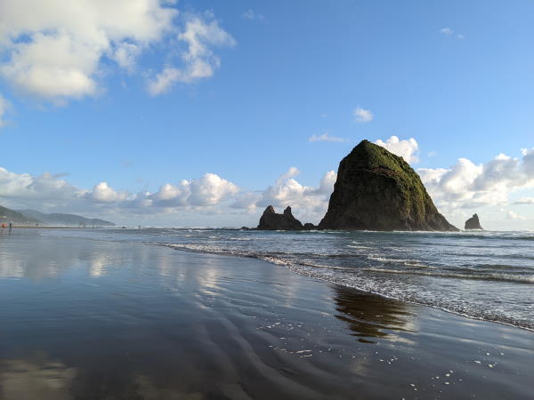 A photo taken in Cannon Beach, Oregon.